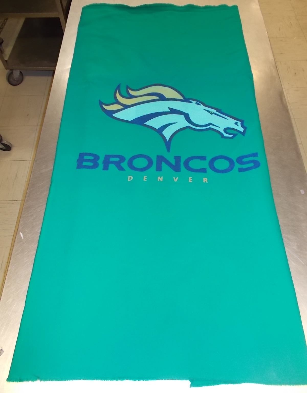 broncos pool table felt